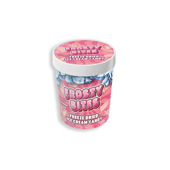 Frosty Bites Ice Cream Strawberry 40g – Cremiges Erdbeereis im Snack-Format